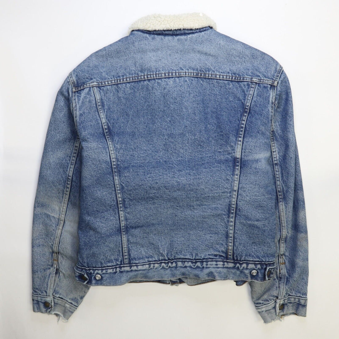 Vintage Levi's Denim Trucker Jacket Size 48R Sherpa Lined