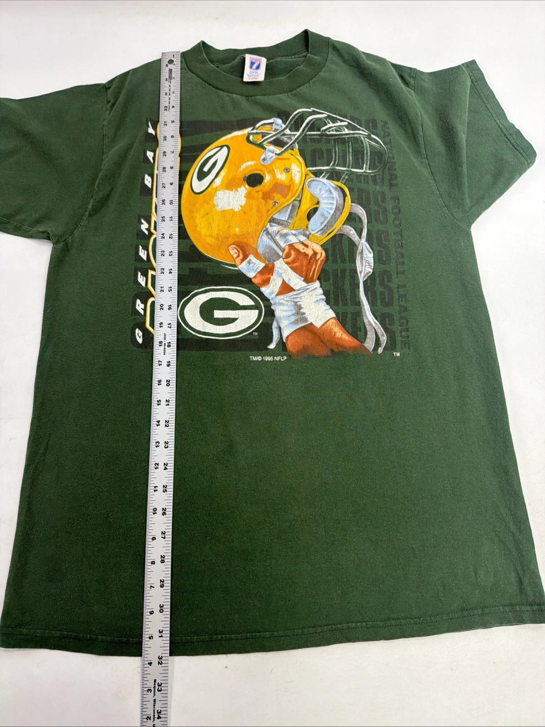 Vintage Green Bay Packers T-Shirt Size XL 1995 90s NFL