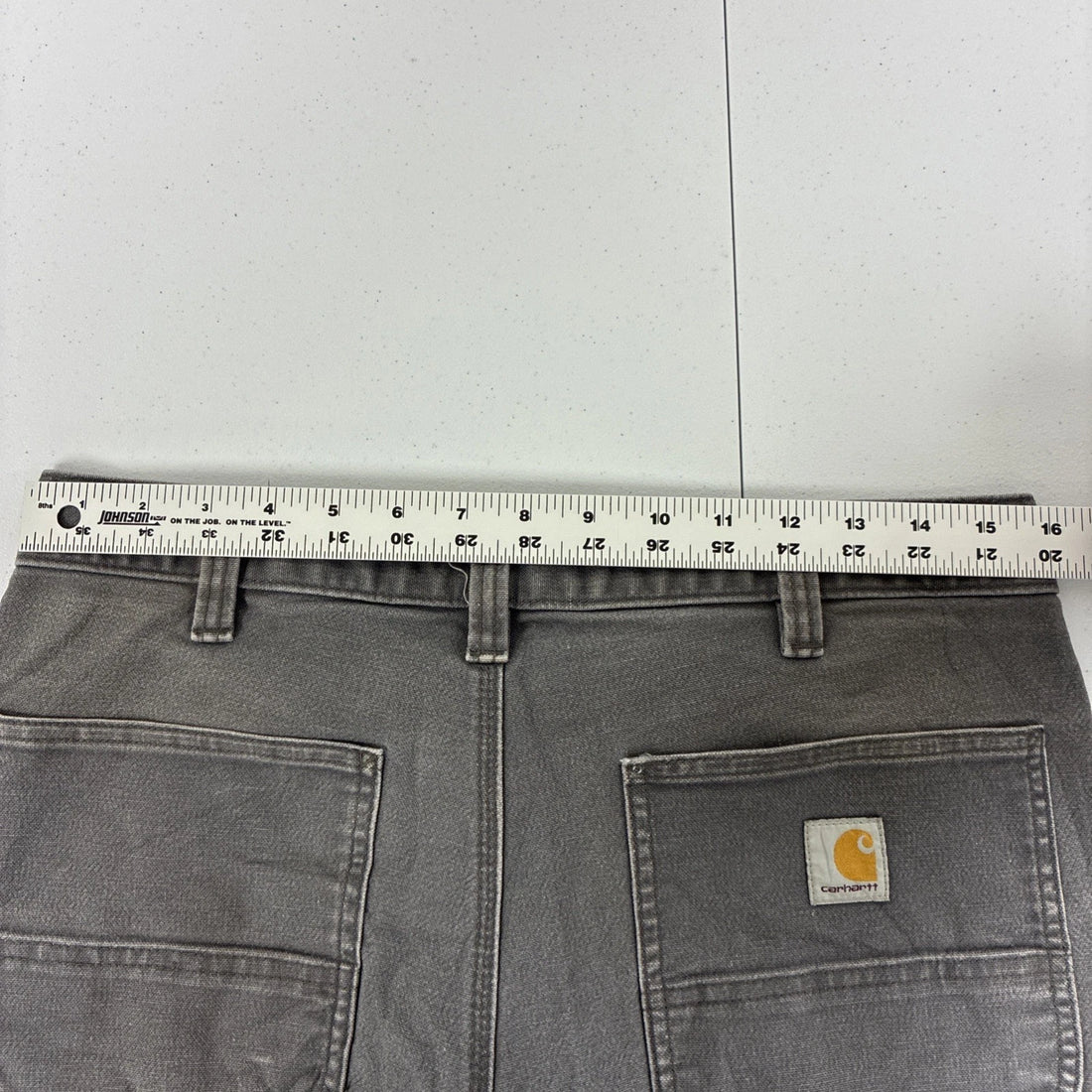 Carhartt Carpenter Work Pants Size 33 X 32 Gray