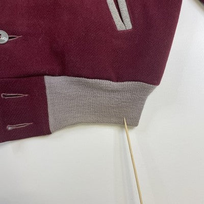 Vintage McMaster University Cappelli Wool Varsity Jacket Size Medium 1968 60s
