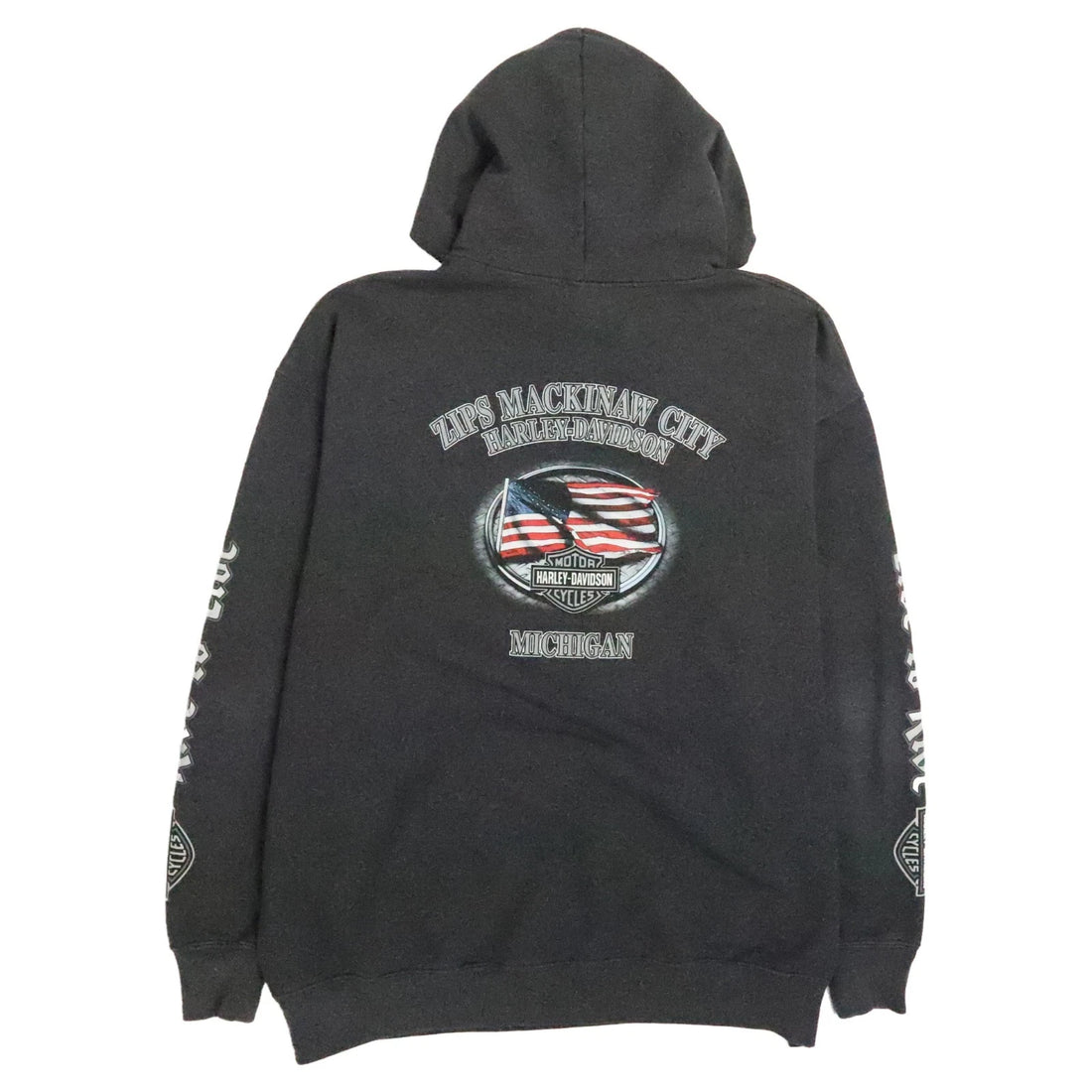 Harley Davidson Motorcycles Live To Ride Sweatshirt Hoodie Size XL