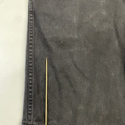 Vintage Royal Blue Baggy Denim Shorts Size 38 Black Y2K