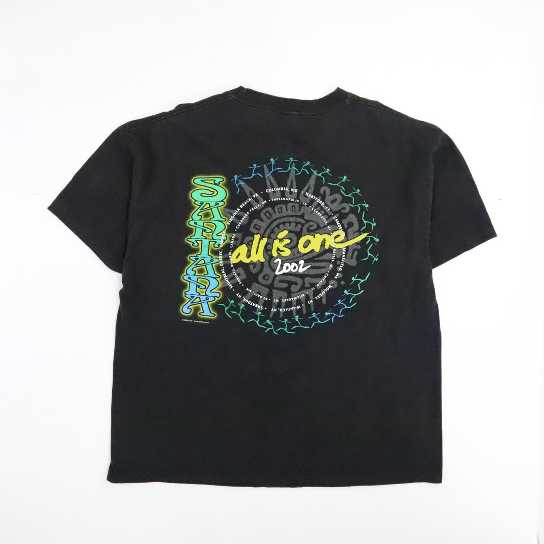 Vintage Santana All Is One T-Shirt Size XL Music 2002