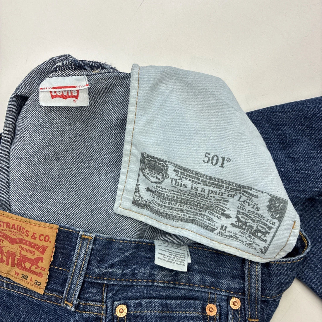 Levi's 501 Denim Jeans Pants Size 32 X 32 Blue