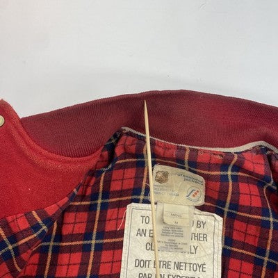 Vintage Detroit Red Wings Shain Wool Varsity Jacket Size Medium 90s NHL