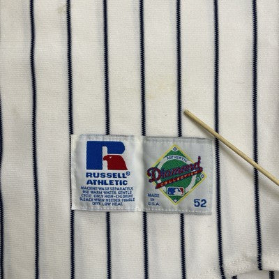 Vintage New York Yankees Bernie Williams Authentic Russell Athletic Jersey 52