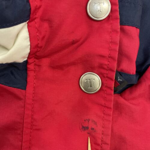 Vintage Tommy Hilfiger Windbreaker Light Jacket Size Large Red