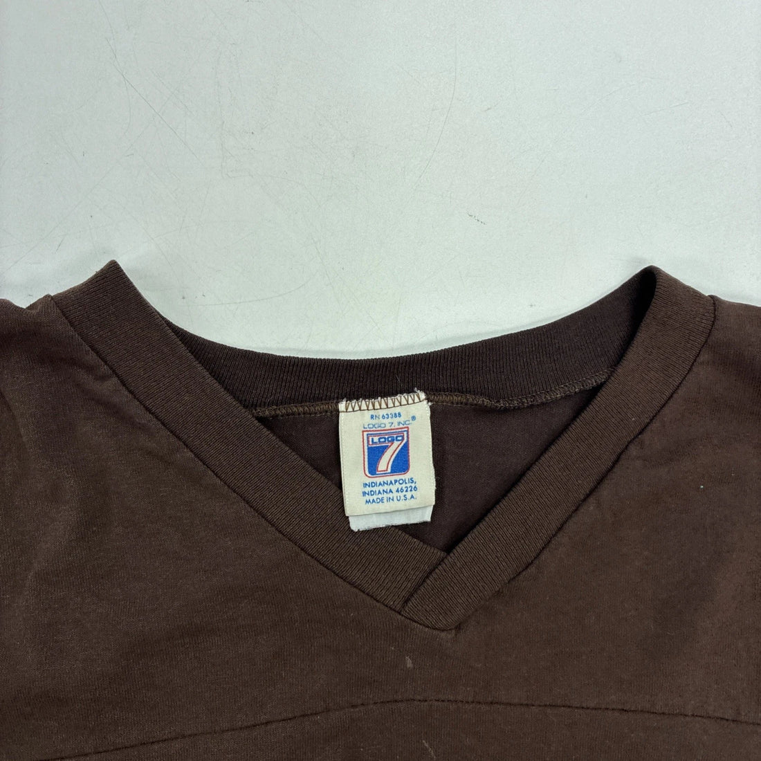 Vintage Cleveland Browns Logo 7 Jersey T-Shirt Size XL 90s NFL