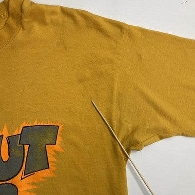 Vintage 100% Touch Shut Up T-Shirt Size XL 90s