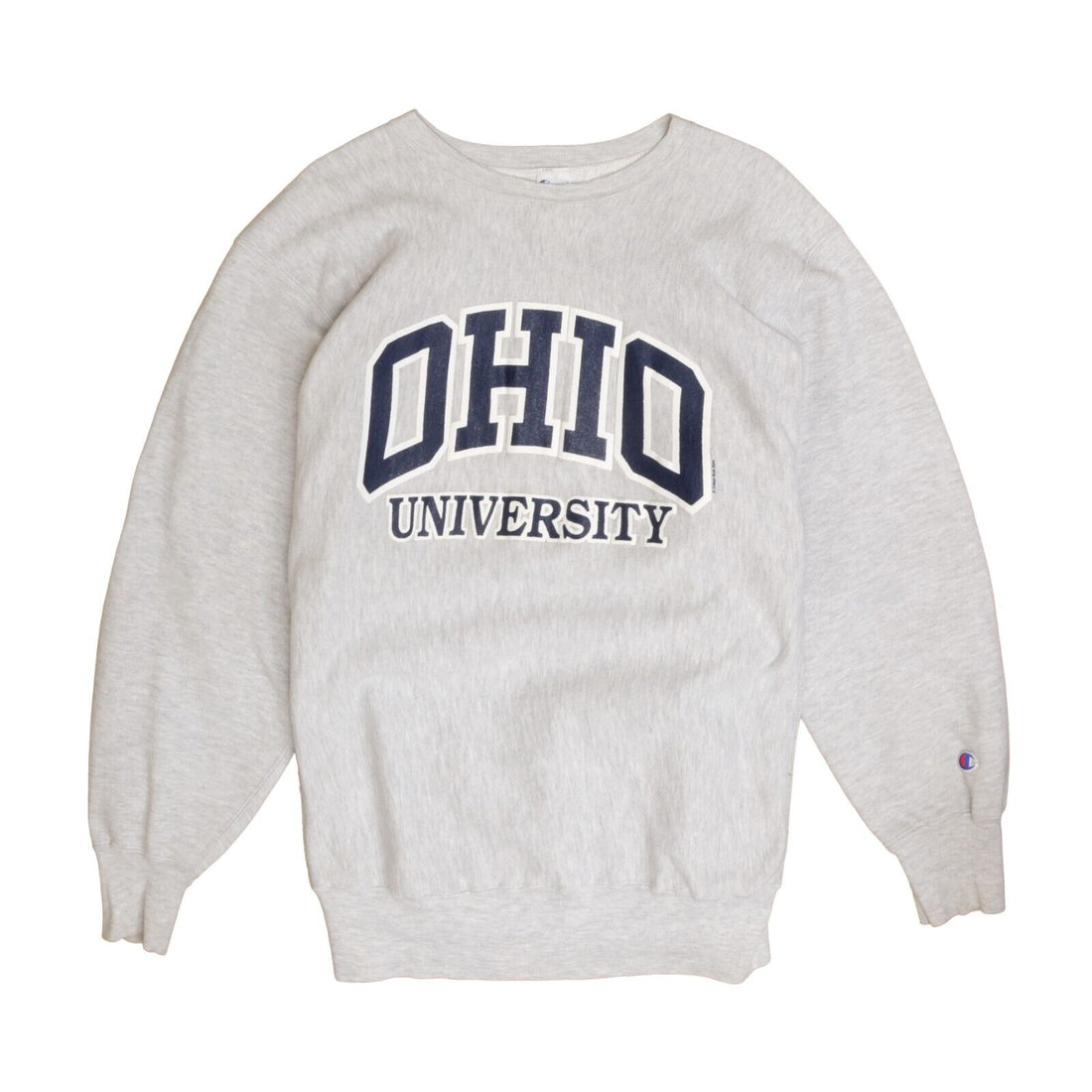 Vintage Ohio University Champion Reverse Weave Sweatshirt Size XL Gray 90s