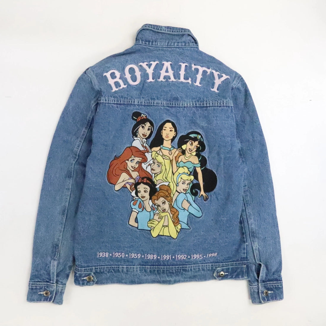 Disney Princess Royalty Denim Jacket Womens Size Medium