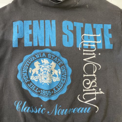 Vintage Penn State University Crest Crewneck Sweatshirt One Size 90s