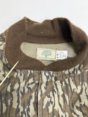 Vintage Mossy Oak Light Bomber Jacket Size XL Camo Camouflage