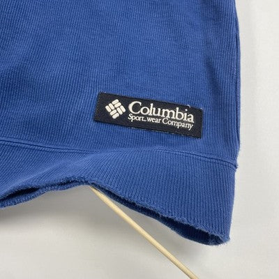 Vintage Columbia 1/4 Zip Pullover Sweatshirt Size Large Blue