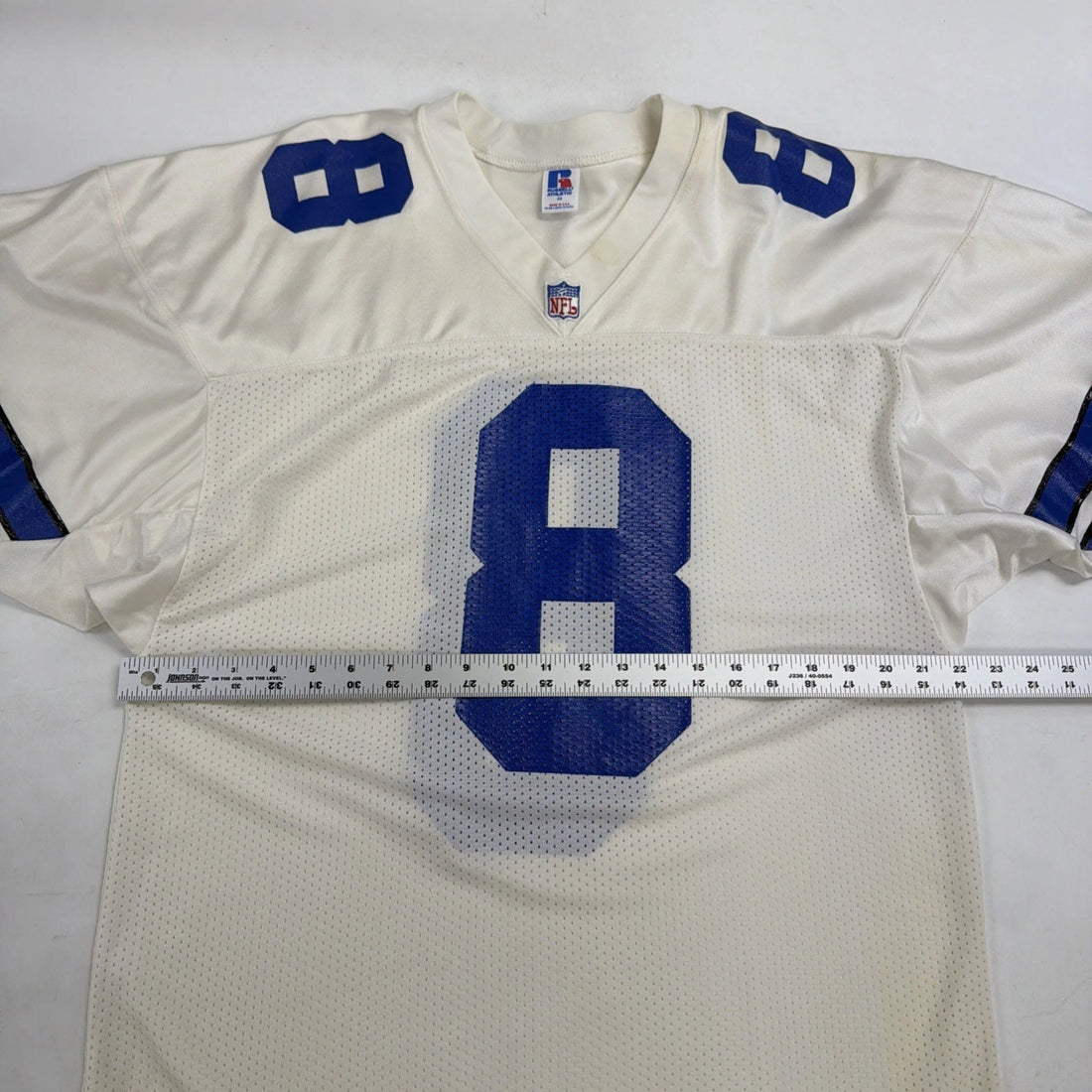 Vintage Dallas Cowboys Troy Aikman Authentic Russell Athletic Jersey 44 NFL