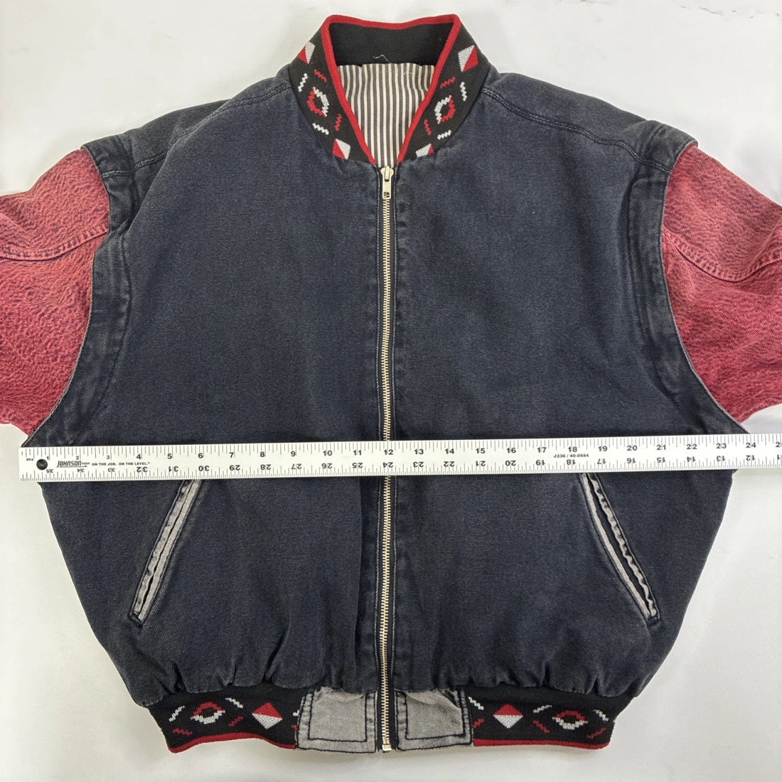 Vintage Western Bomber Jacket Size Medium