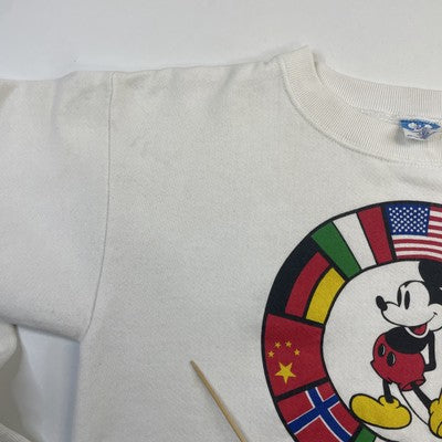 Vintage Mickey Mouse Disney Epcot Center Crewneck Sweatshirt Size Large 80s