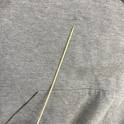 Vintage Russell Athletic Blank Sweatshirt Hoodie Size Medium Gray