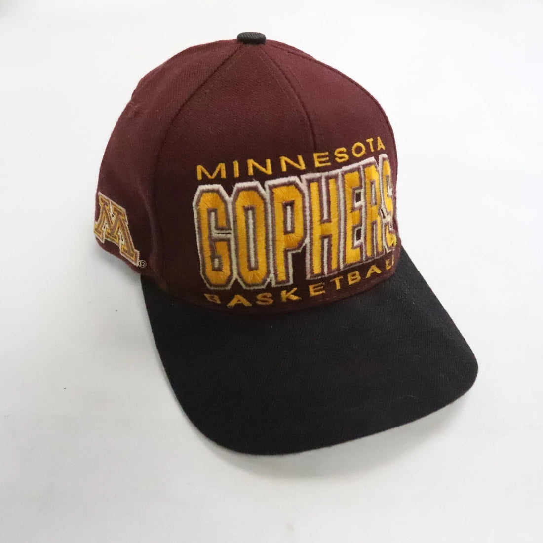 Vintage Minnesota Gophers Basketball Snapback Hat OSFA NCAA