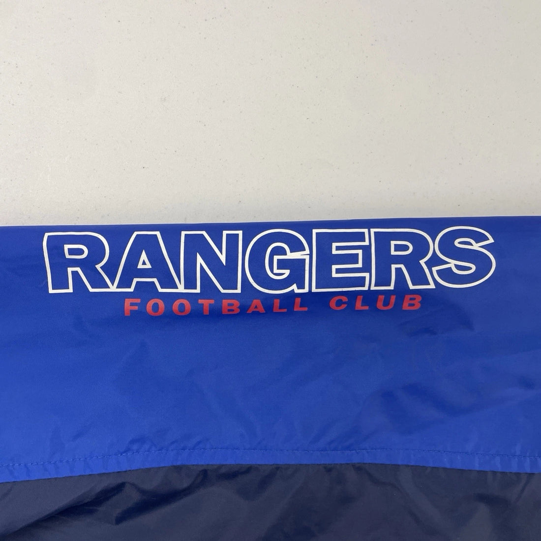 Vintage Nike Rangers Football Club Windbreaker Light Jacket Size XL Blue