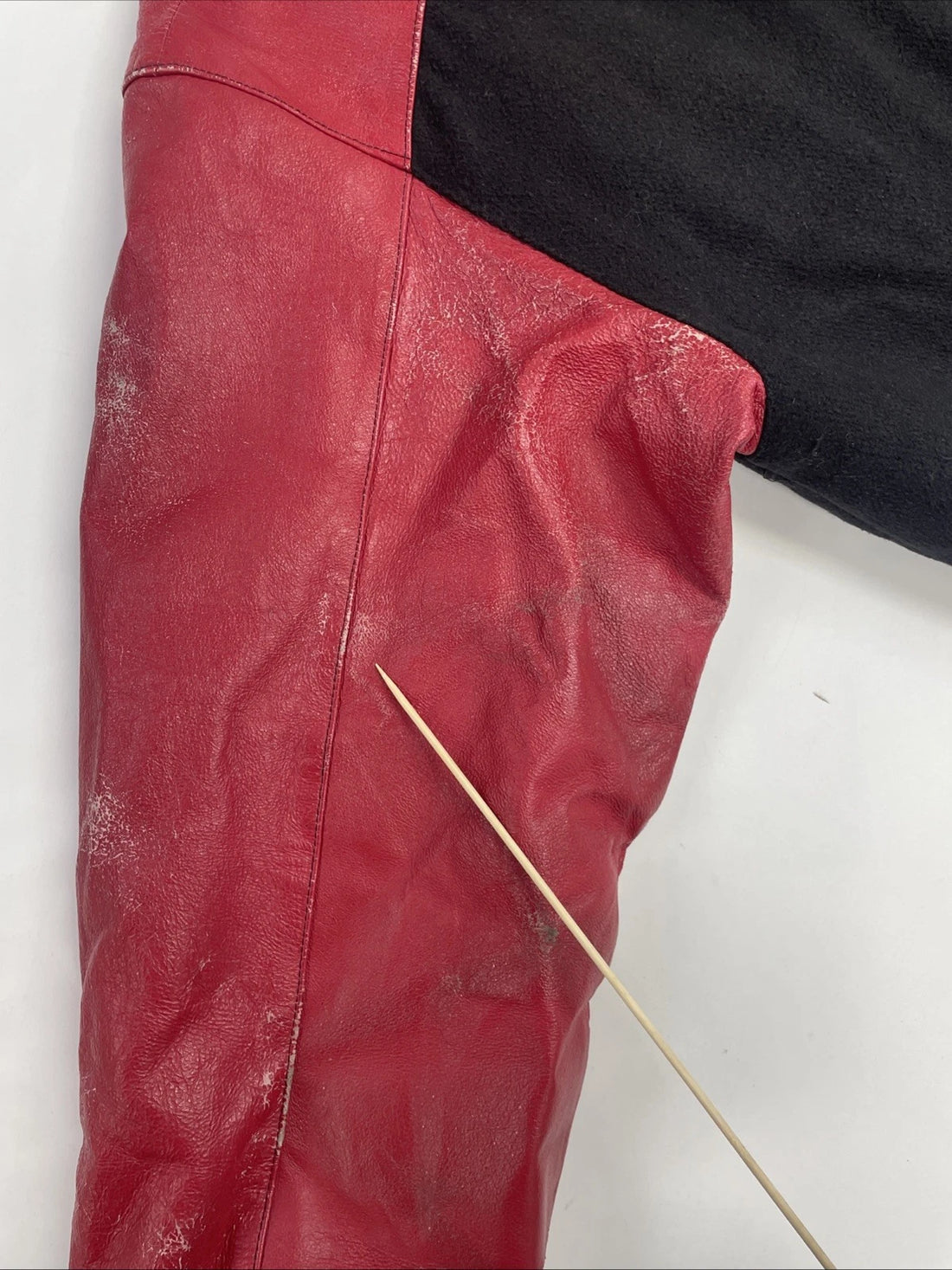 Ottawa Senators Pro Player Leather Wool Varsity Jacket Size Large