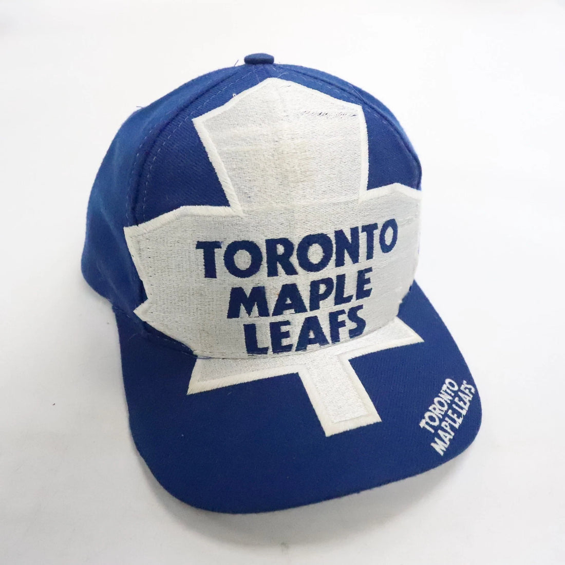 Vintage Toronto Maple Leafs The Game Wool Snapback Hat OSFA 90s NHL