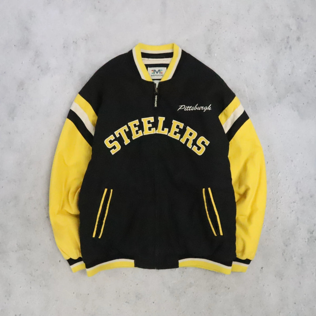 Vintage Pittsburgh Steelers Mirage Jacket Size XL NFL