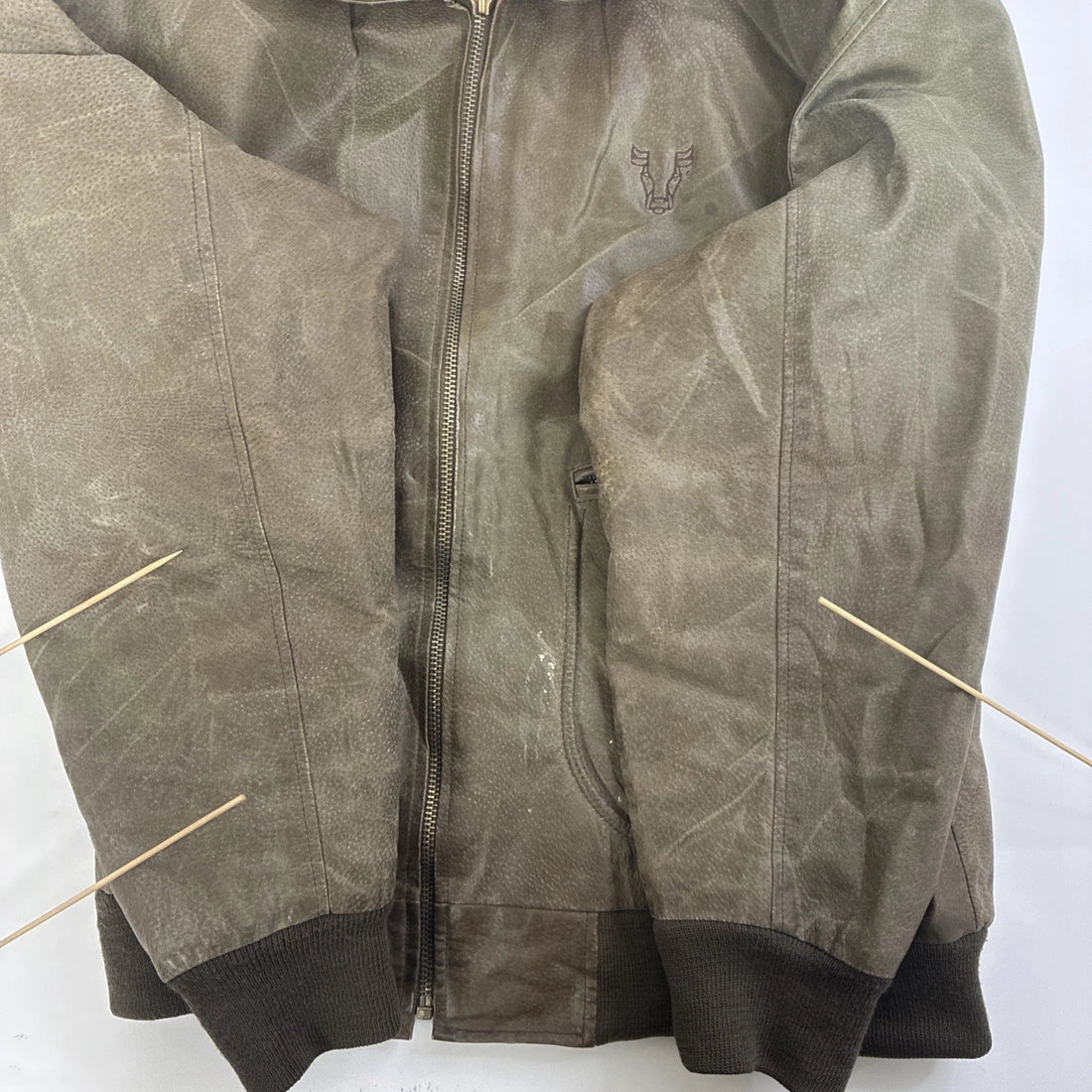 Excelled Leather Bomber Jacket Size XL