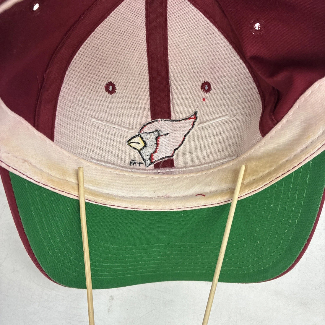Vintage Phoenix Cardinals Split Bar Snapback Hat OSFA NFL
