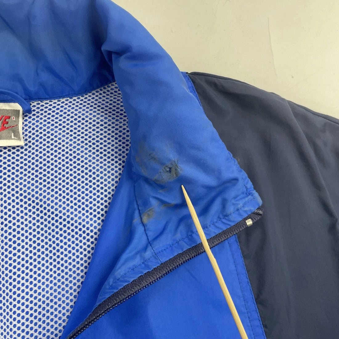 Vintage Nike Windbreaker Light Jacket Size Large Blue 90s