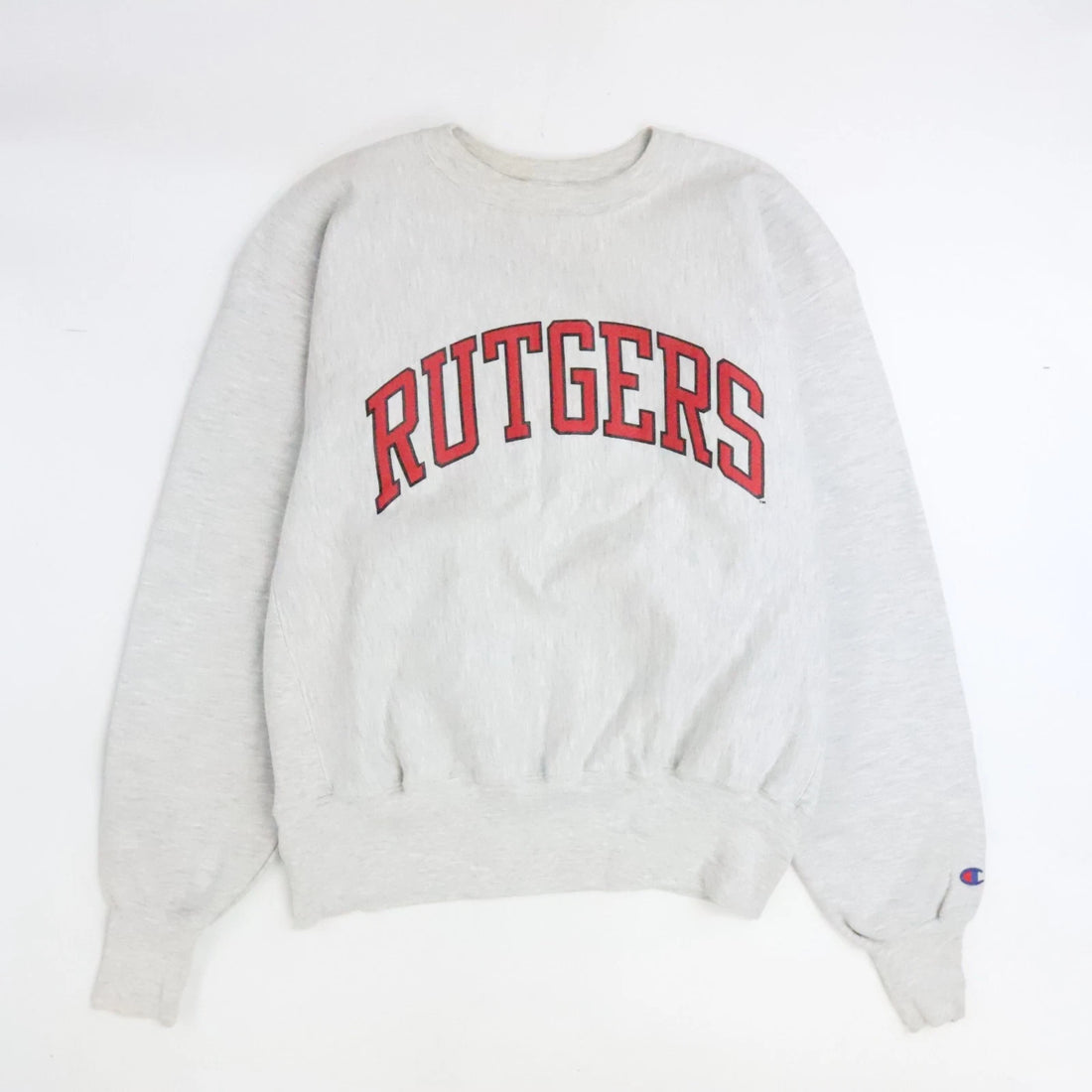 Vintage Rutgers Scarlet Knights Champion Crewneck Sweatshirt Size Large 90s NCAA