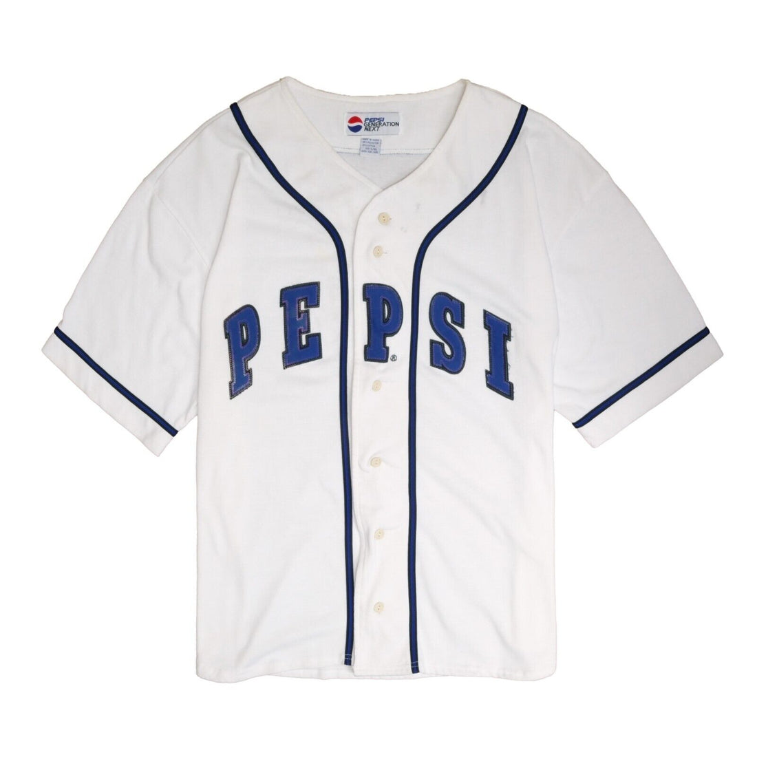 Vintage Pepsi Baseball Jersey Size XL Snack Promo