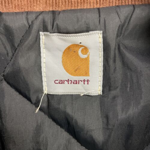 Carhartt Canvas Arctic Work Jacket Size Large Tan Insulated