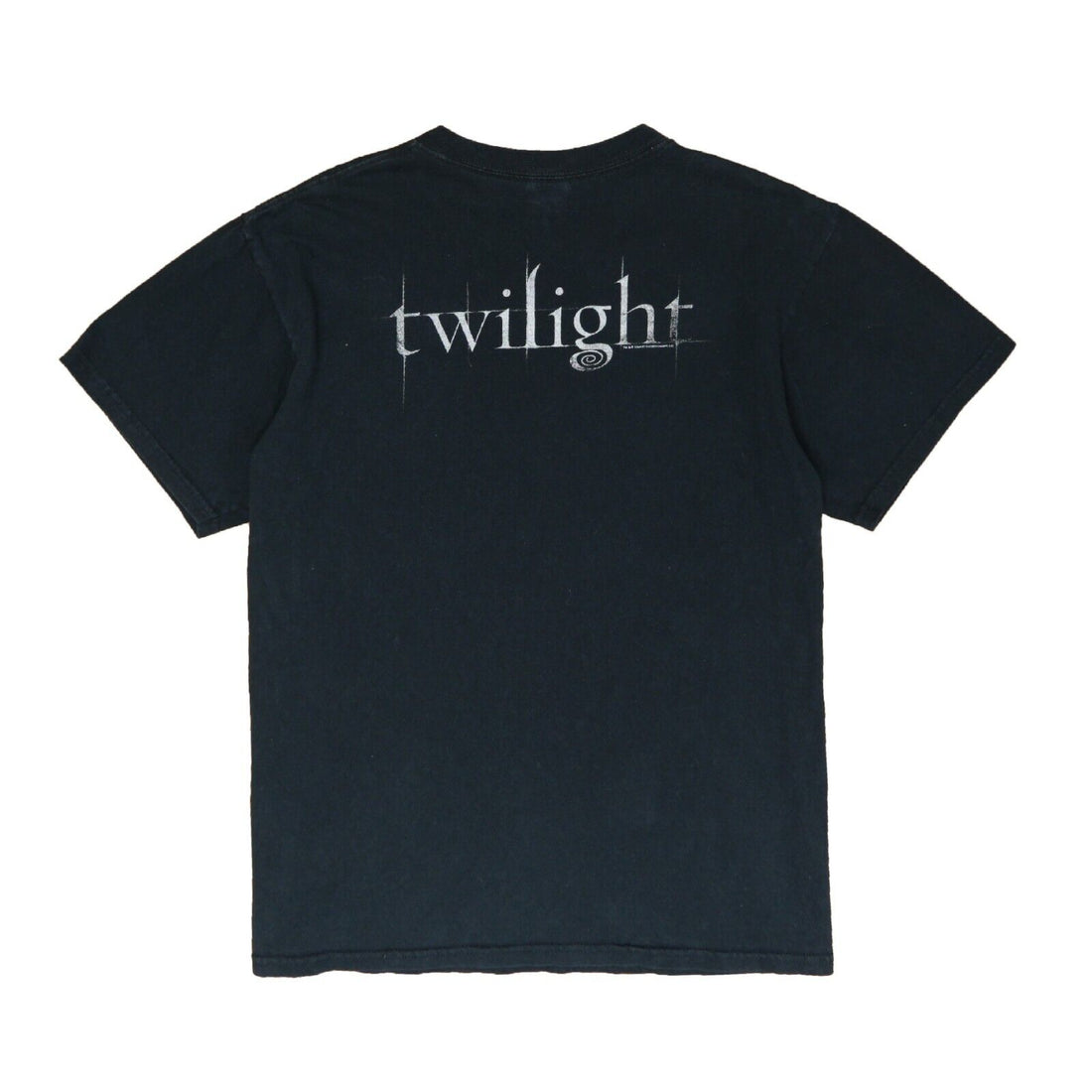Vintage Edward Cullen Twilight Anvil T-Shirt Size Large Black Movie Promo