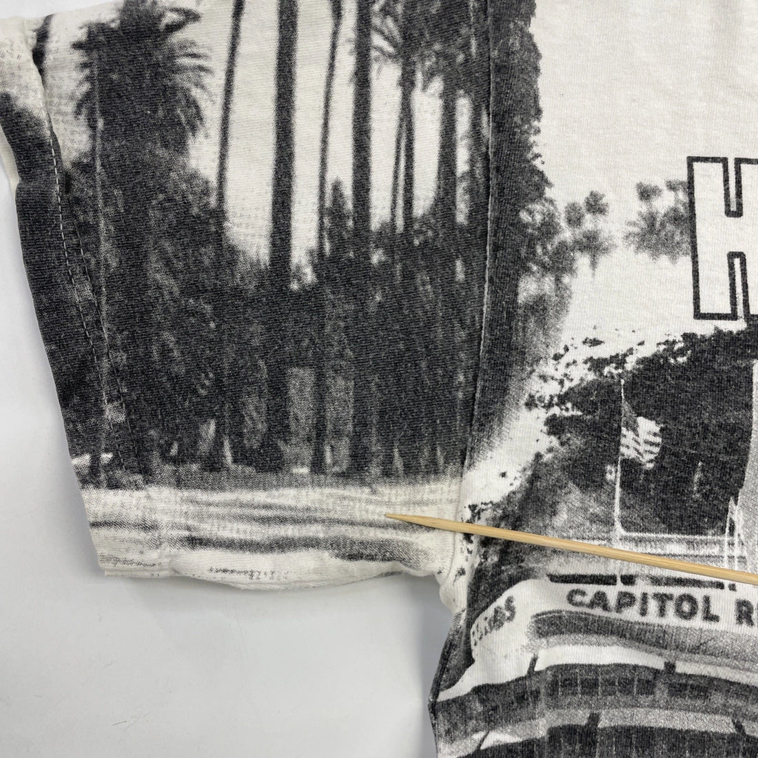 Vintage Hollywood T-Shirt Medium All Over Print
