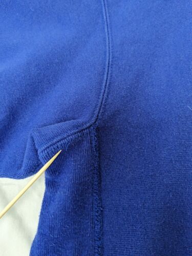 Vintage Champion Reverse Weave Sweatshirt Hoodie Size Large Blue