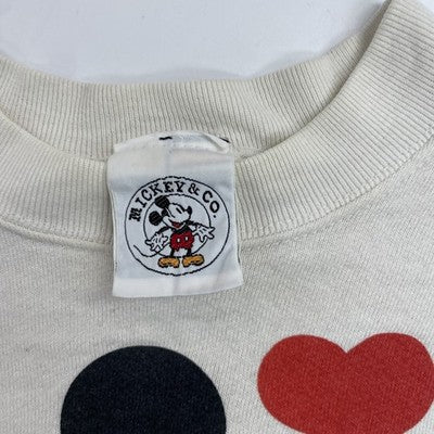 Vintage Mickey Minnie Mouse Disney Crewneck Sweatshirt Size Medium