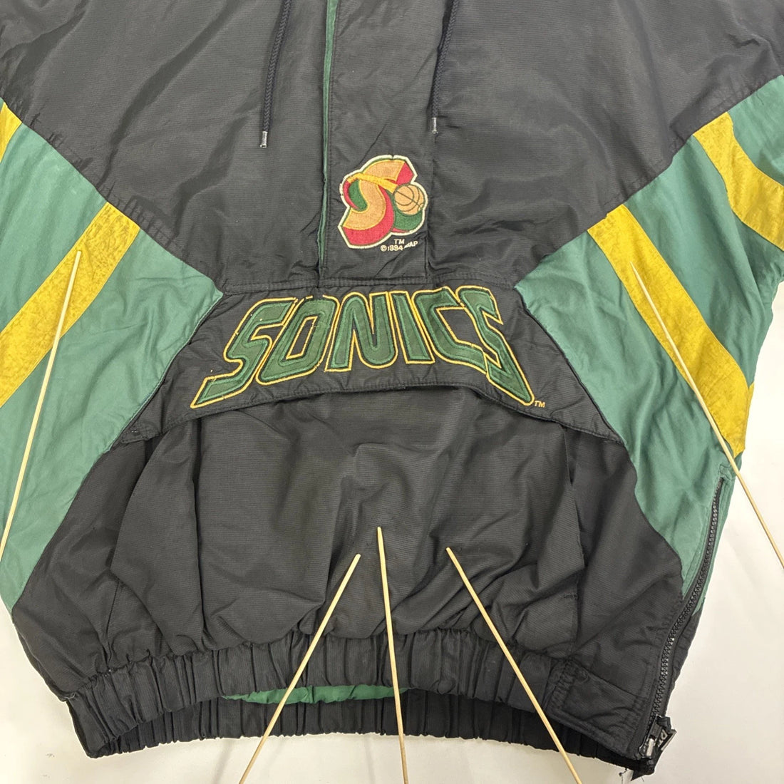 Seattle Supersonics Starter Puffer Jacket Size Large NBA