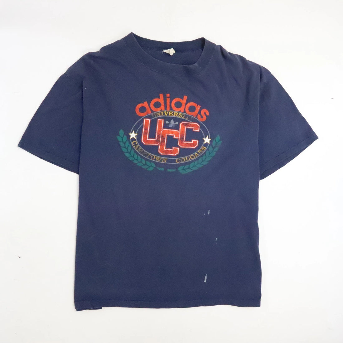 Vintage Adidas University Camptown Cougars T-Shirt Size Large