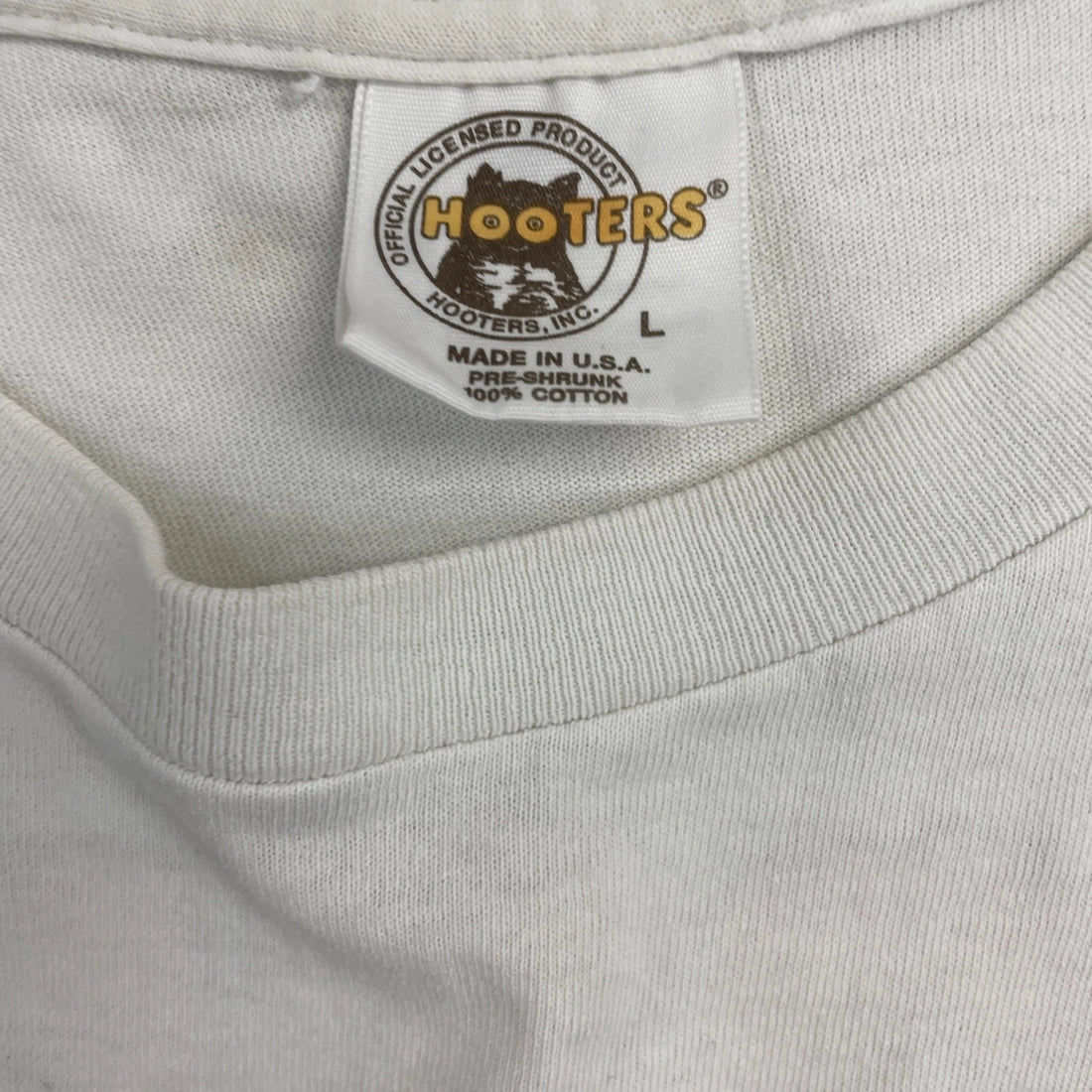 Vintage Hooters Racing Sammy Swindell T-Shirt Size Large 90s