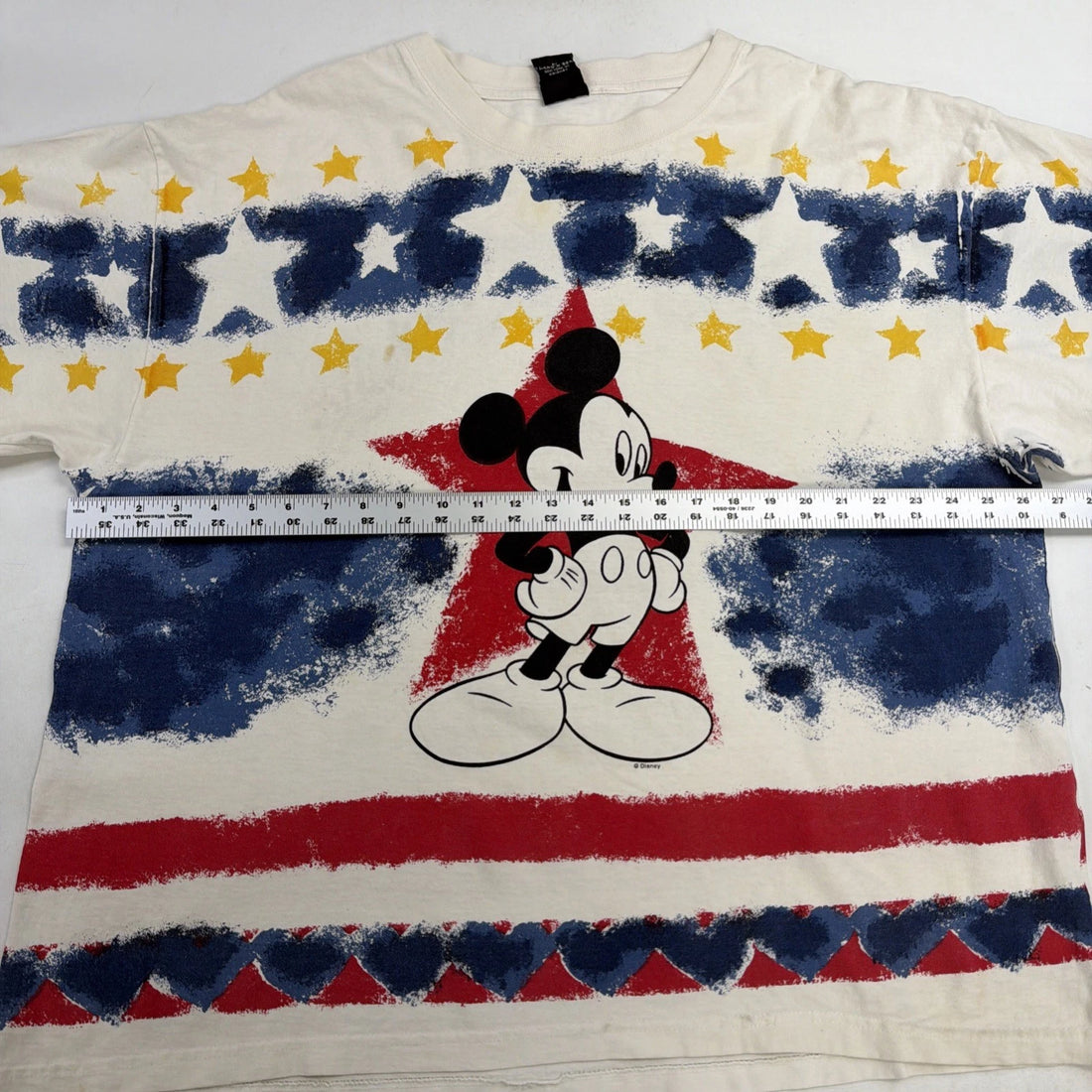 Vintage Mickey Mouse Disney T-Shirt Size 2XL All Over Print