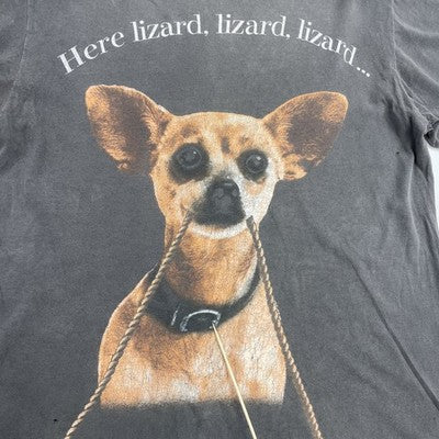 Vintage Taco Bell Chihuahua Here Lizard T-Shirt Size Medium Promo
