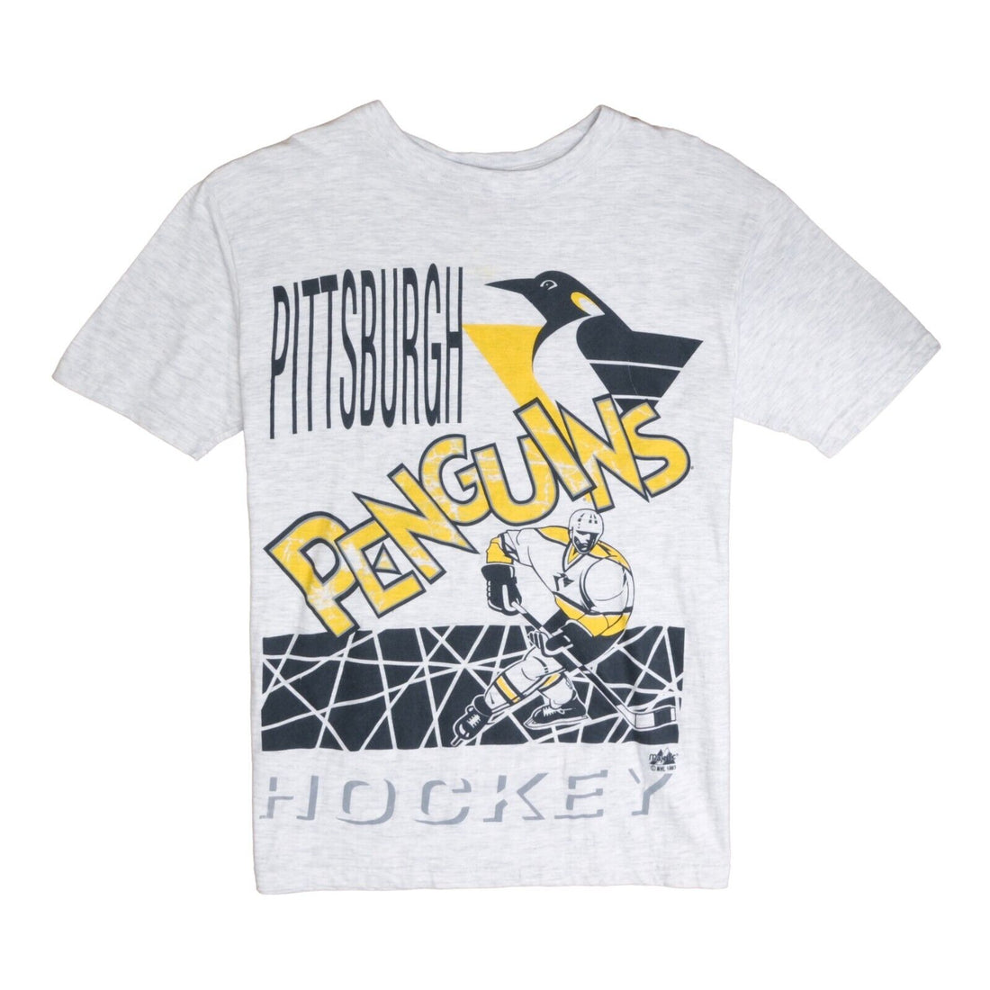 Vintage Pittsburgh Penguins Majestic T-Shirt Size Medium 1993 90s NHL