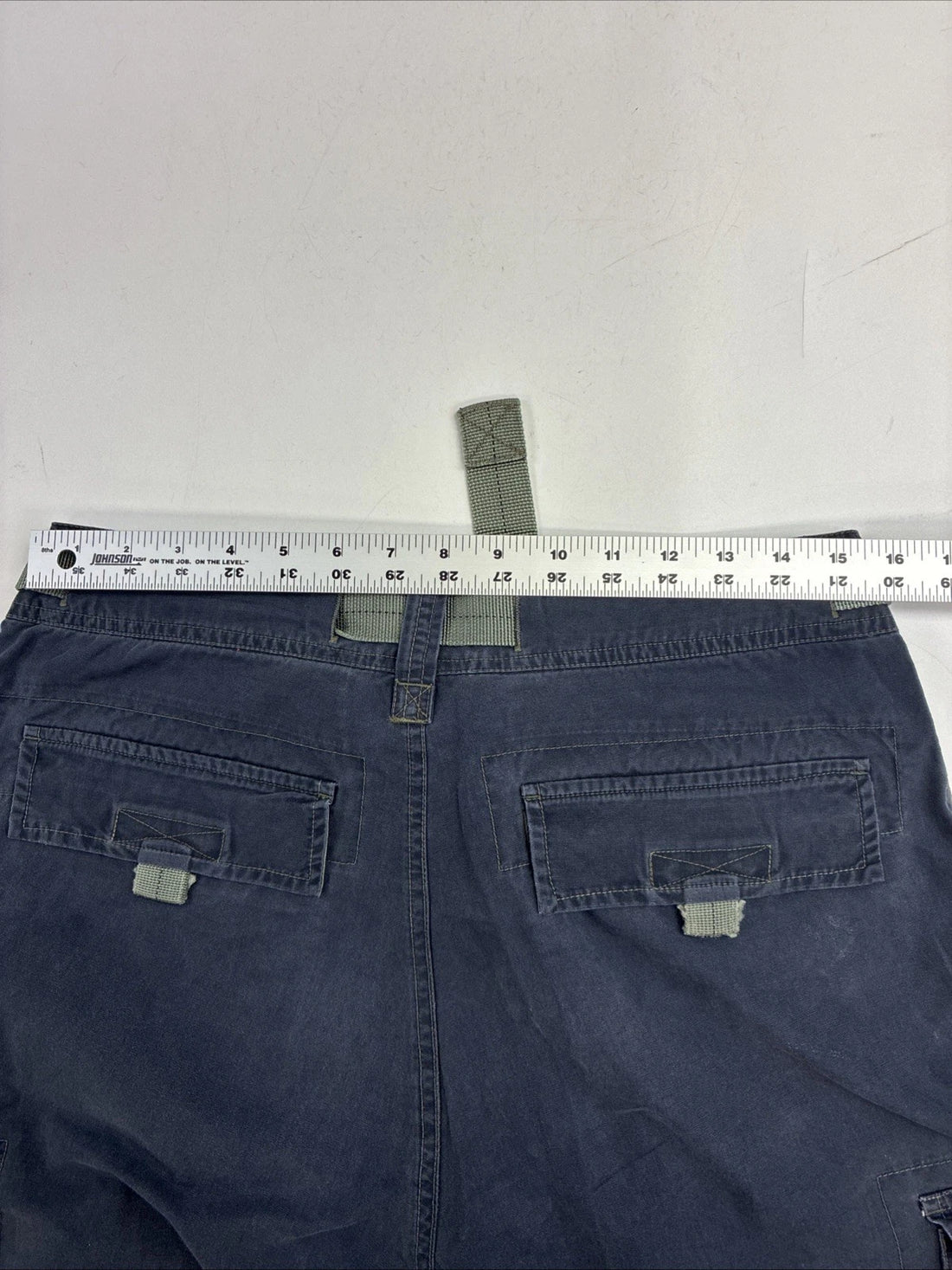 Abercrombie & Fitch Paratroops Military Cargo Pants Size Medium Blue