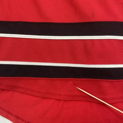 White Hawks Reebok Authentic Hockey Jersey Size 58 Goalie Style
