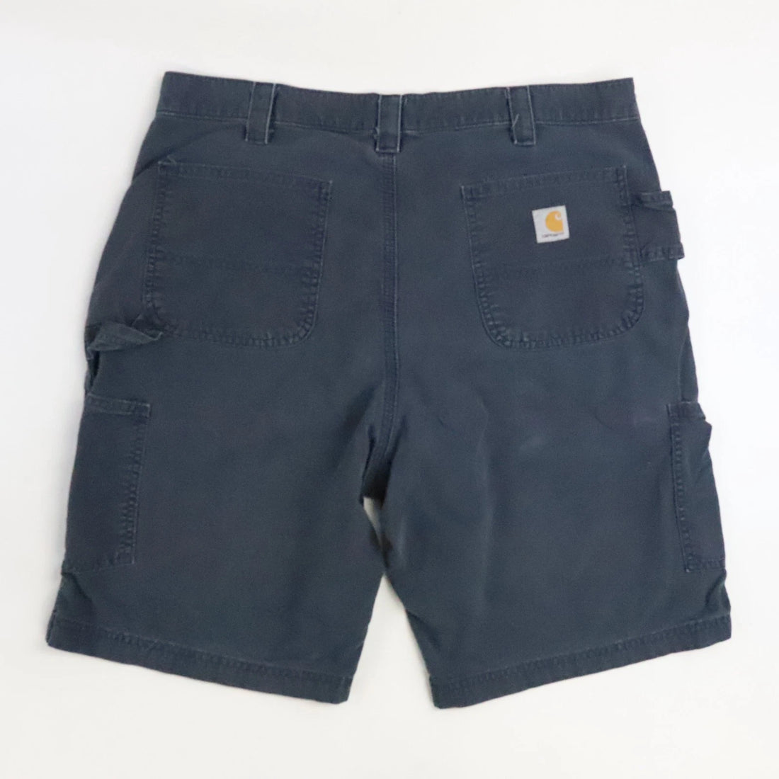 Carhartt Cargo Work Shorts Size 38 B147 NVY Blue