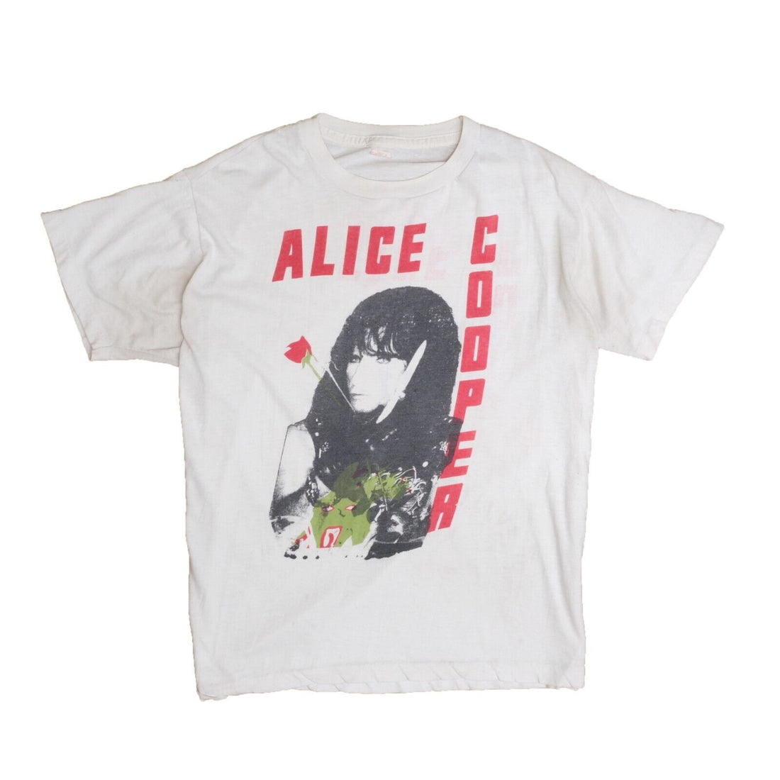 Vintage Alice Cooper Hey Stoopid Tour T-Shirt Size Medium Band Tee 1991 90s