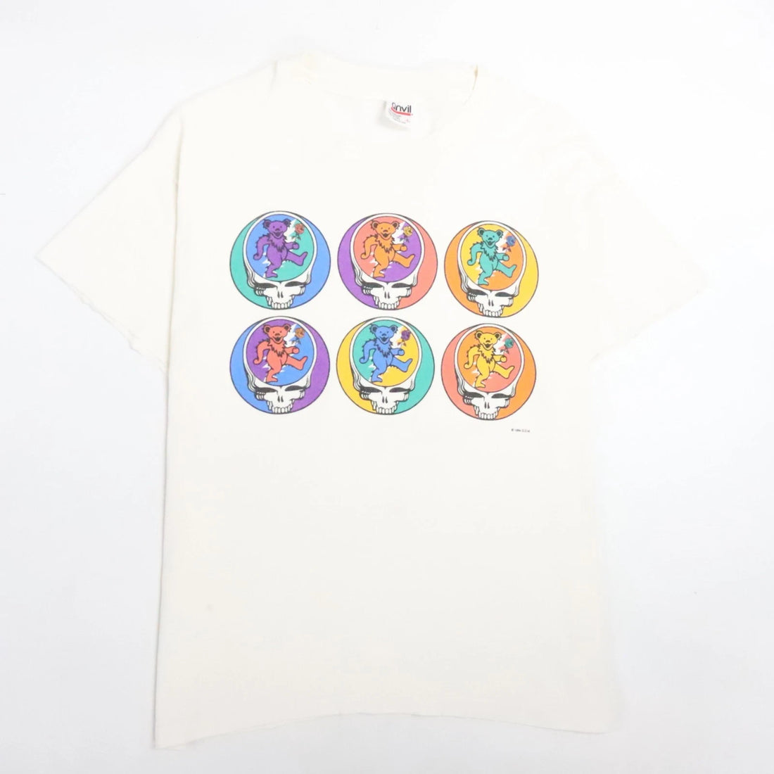 Vintage Grateful Dead Bear Skull T-Shirt Size Large 1994 90s