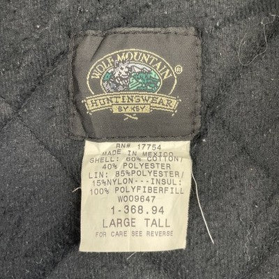 Wolf Mountain Mossy Oak Breakup Camo Work Jacket Size Large Tall