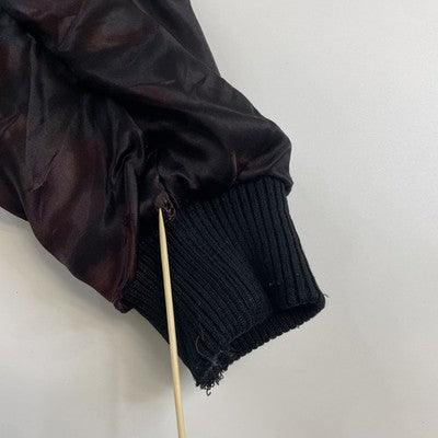 Vintage Schott Leather Bomber Jacket Size 44 Black